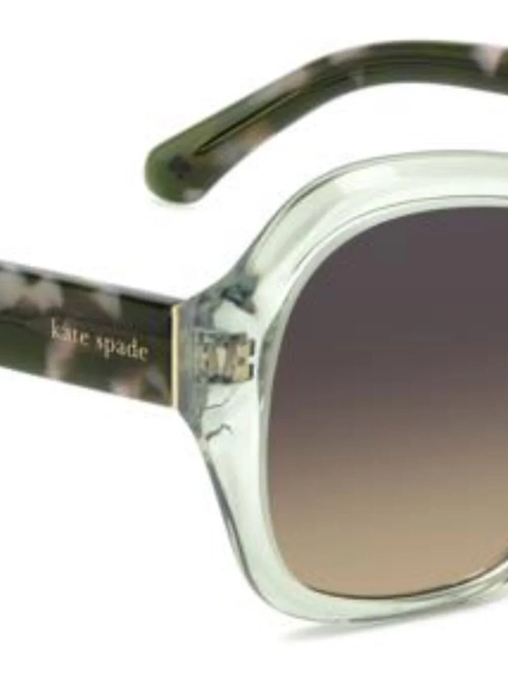 NEW KATE SPADE LOTTIE/G/S 01EDPR GREEN BROWN LENS AUTHENTIC SUNGLASSES S spect_f